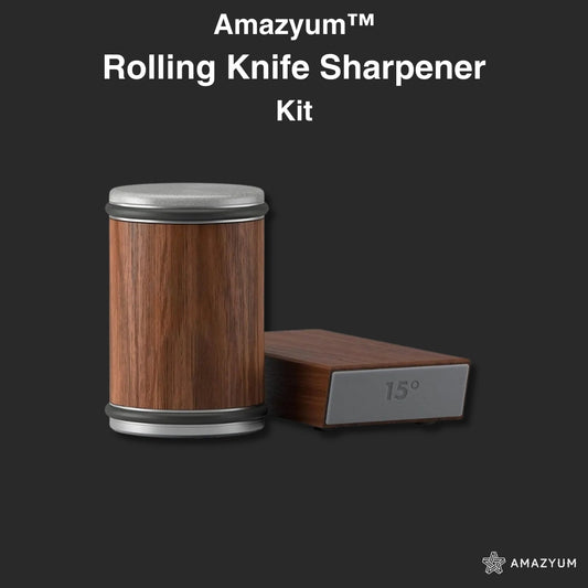 Amazyum™ Rolling Knife Sharpener Kit