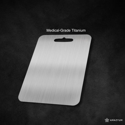 Amazyum™ 100% Pure Titanium Cutting Board