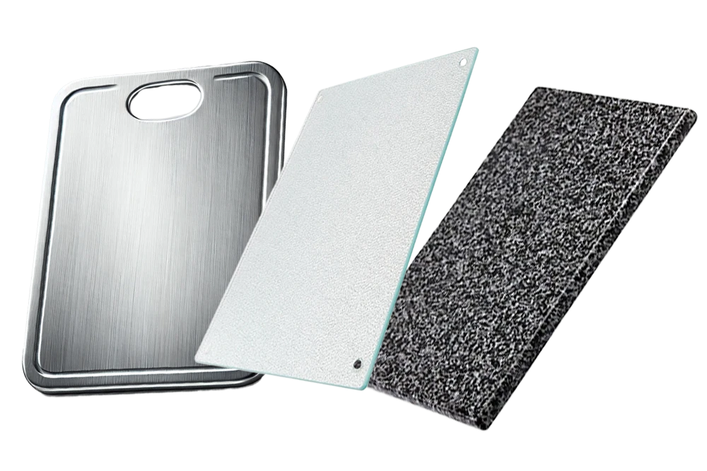 Titanium Cutting Board Glass Stone Steel